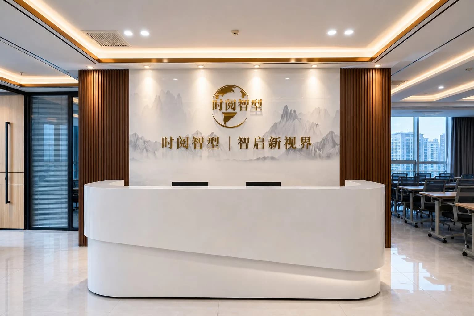 时阅智型公司前台